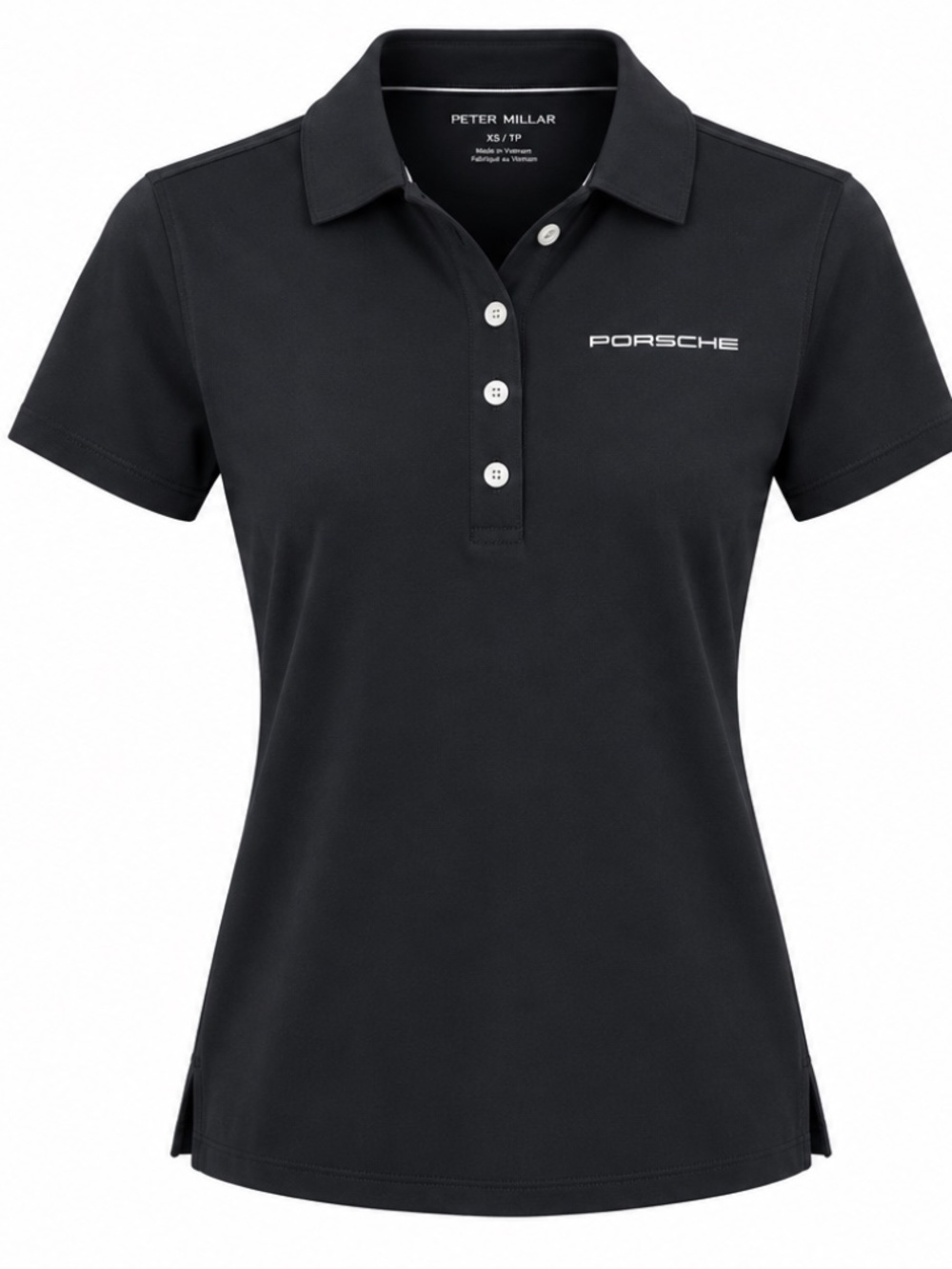 Porsche Black Women's Polo - Size Small - Brand New w/Tags - Short Sleeve